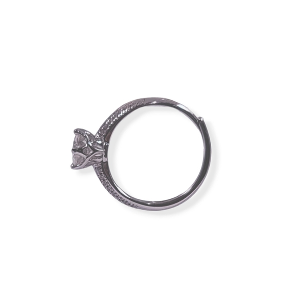 New! Certified 1ct  t.w. Moissanite Round Brillant cut Engagement Weeding Ring. - Picture 3 of 4